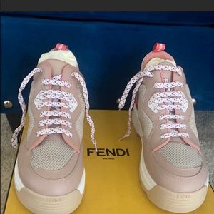 Fendi color block platform sneaker